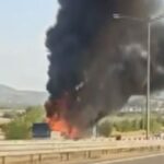 ankarada yolcu otobusu alev alev yandi shRGBFBD