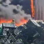 bursada geri donusum tesisinde cikan yangin kisa surede sonduruldu qiC33I7N