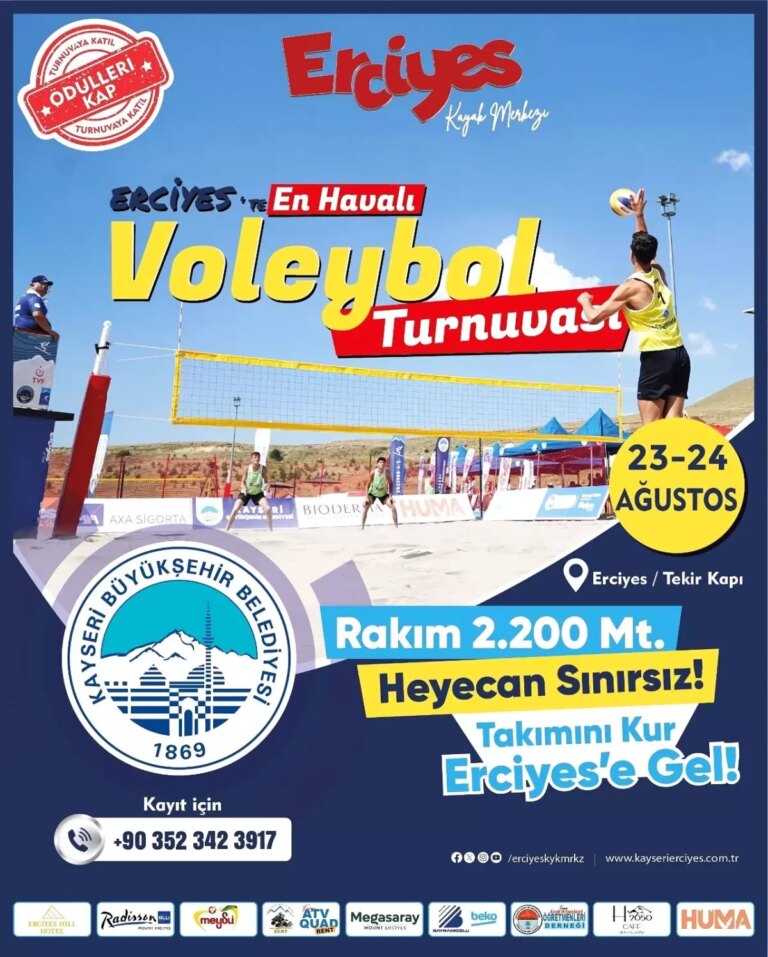 kayseride en havali voleybol turnuvasi duzenleniyor 2kV4k643