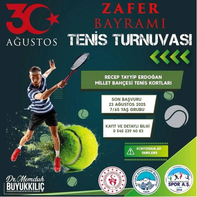 zafer bayrami heyecani tenis kortlarina tasiniyor uYc2167L