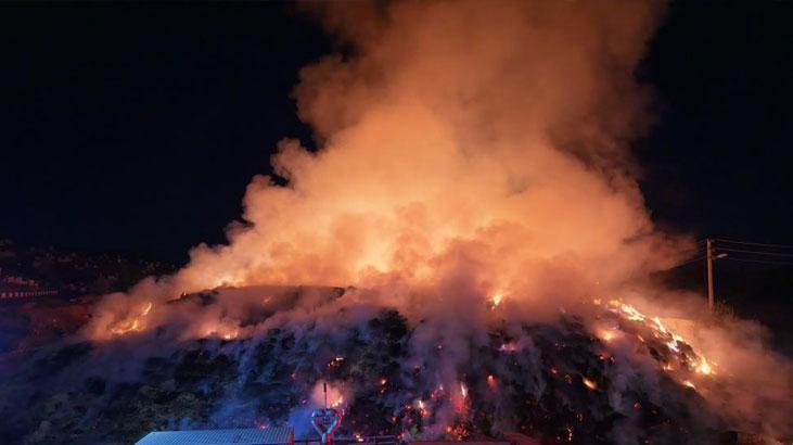 650 ton saman balyasi alev alev yandi maddi zarar buyuk y1gyrzAx