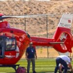 hava ambulansi tarlada calisirken yaralanan vatandas icin havalandi 72sZPbSa