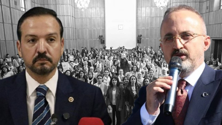 meclisteki ocalan sloganina akpden pes pese tepkiler hadsizlik kabul edilebilir gormuyoruz ZexYU2NH