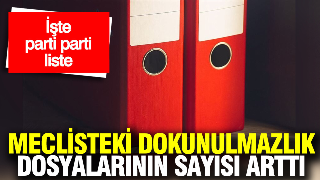 TBMM’deki Dokunulmazlık Dosyalarında Artış Yaşandı