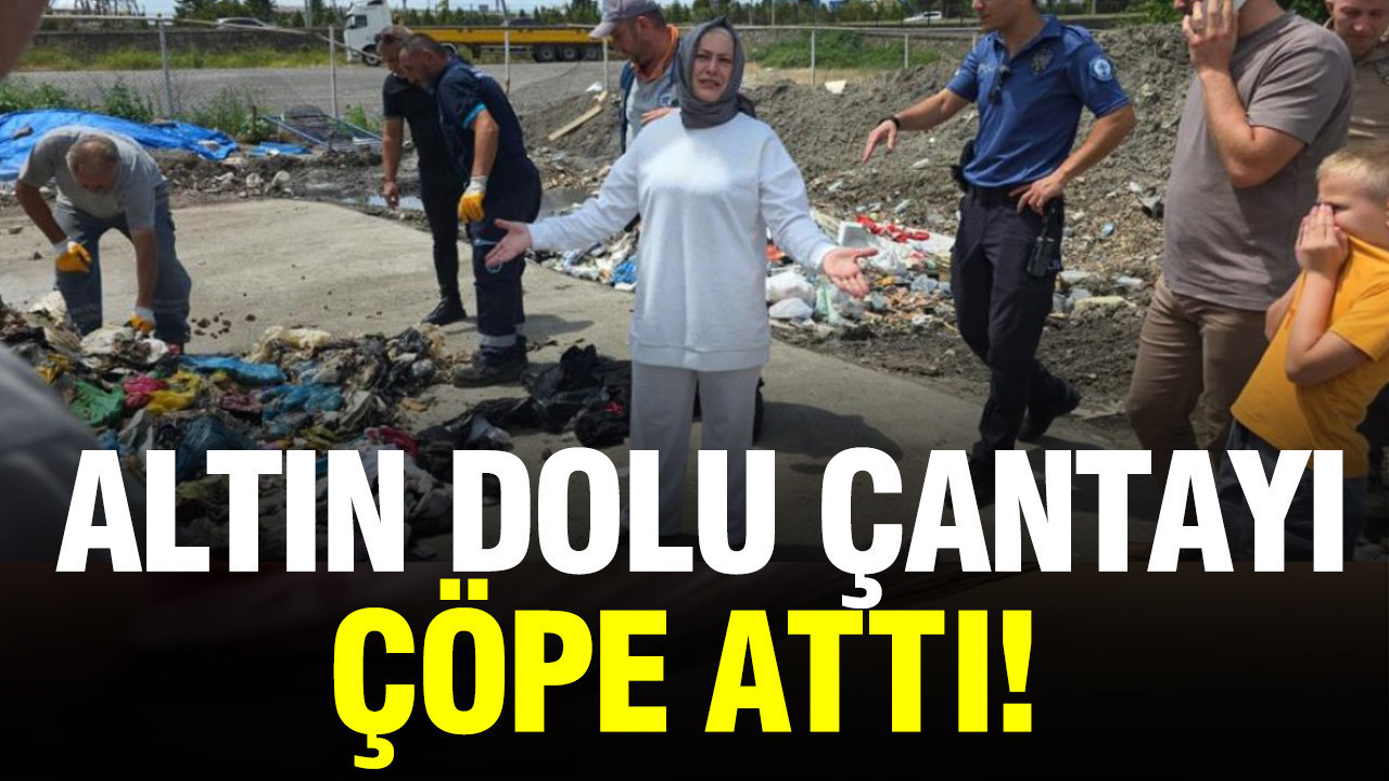 Yanlislikla cope atilan cantadan servet cikti altinlarini coplerin arasinda boyle buldular PY4KrTer